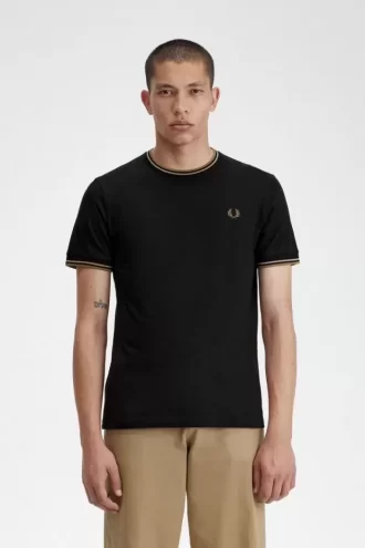 T-shirt à double pointe pour homme