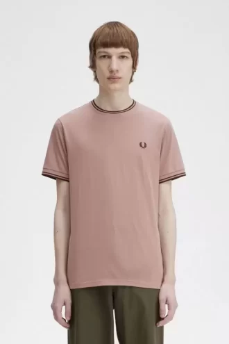 T-shirt à double pointe pour homme