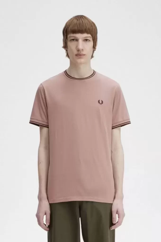 T-shirt à double pointe pour homme