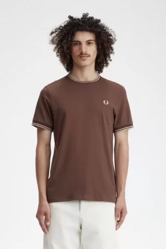 T-shirt à double pointe pour homme