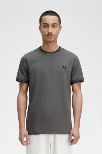 T-shirt à double pointe pour homme