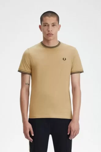 T-shirt à double pointe pour homme