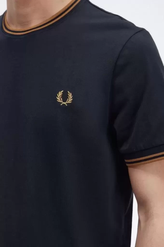 T-shirt à double pointe pour homme