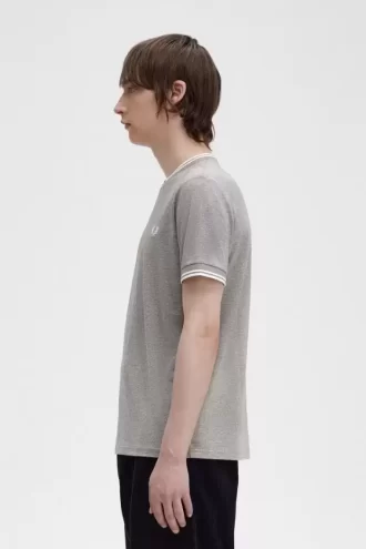 T-shirt à double pointe pour homme