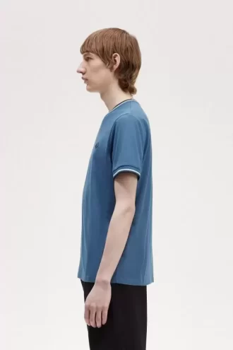 T-shirt à double pointe pour homme