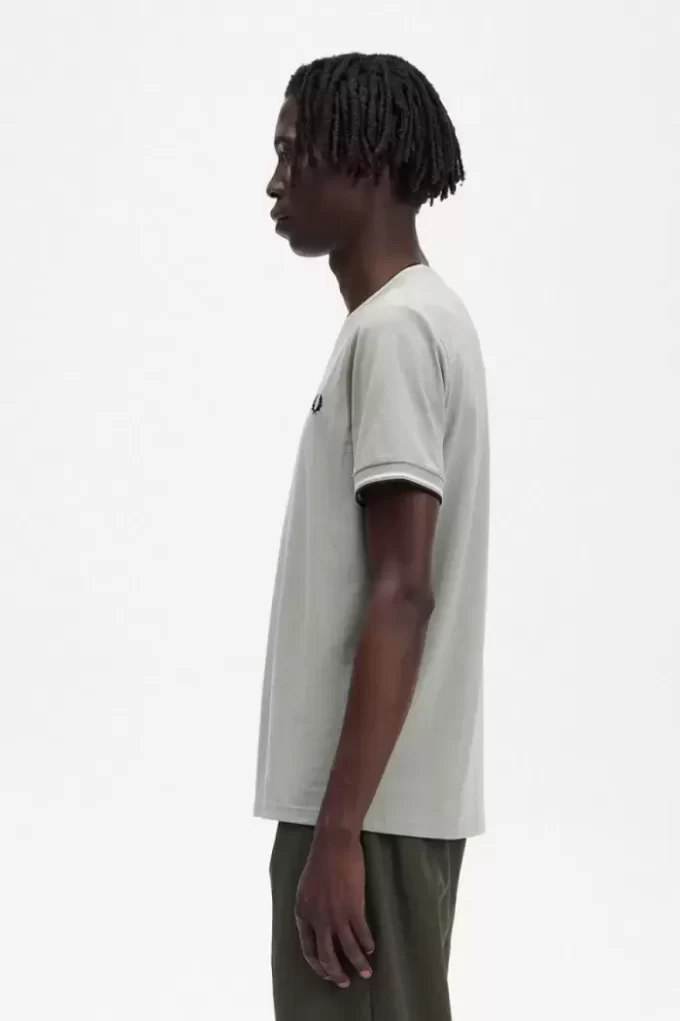 T-shirt à double pointe pour homme