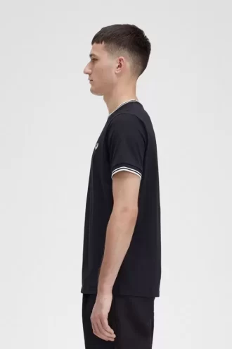 T-shirt à double pointe pour homme