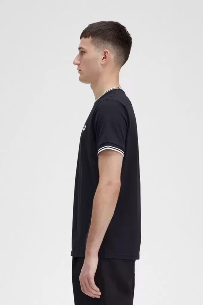 T-shirt à double pointe pour homme