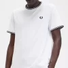 T-shirt à double pointe pour homme