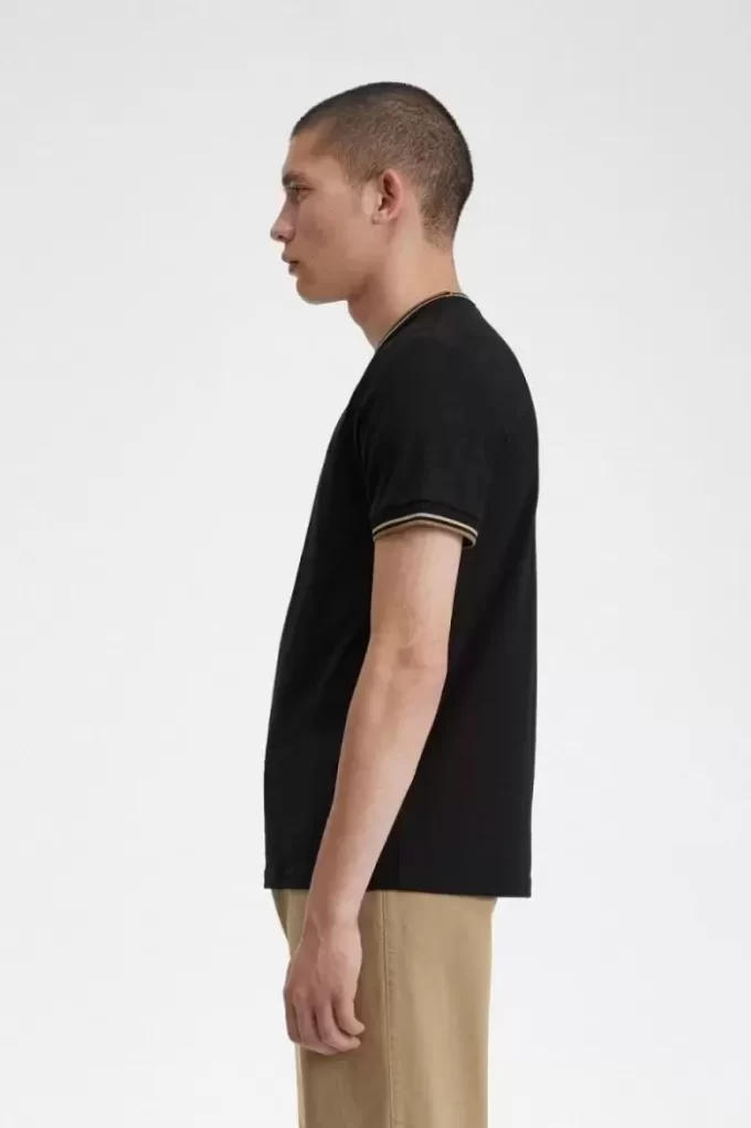 T-shirt à double pointe pour homme