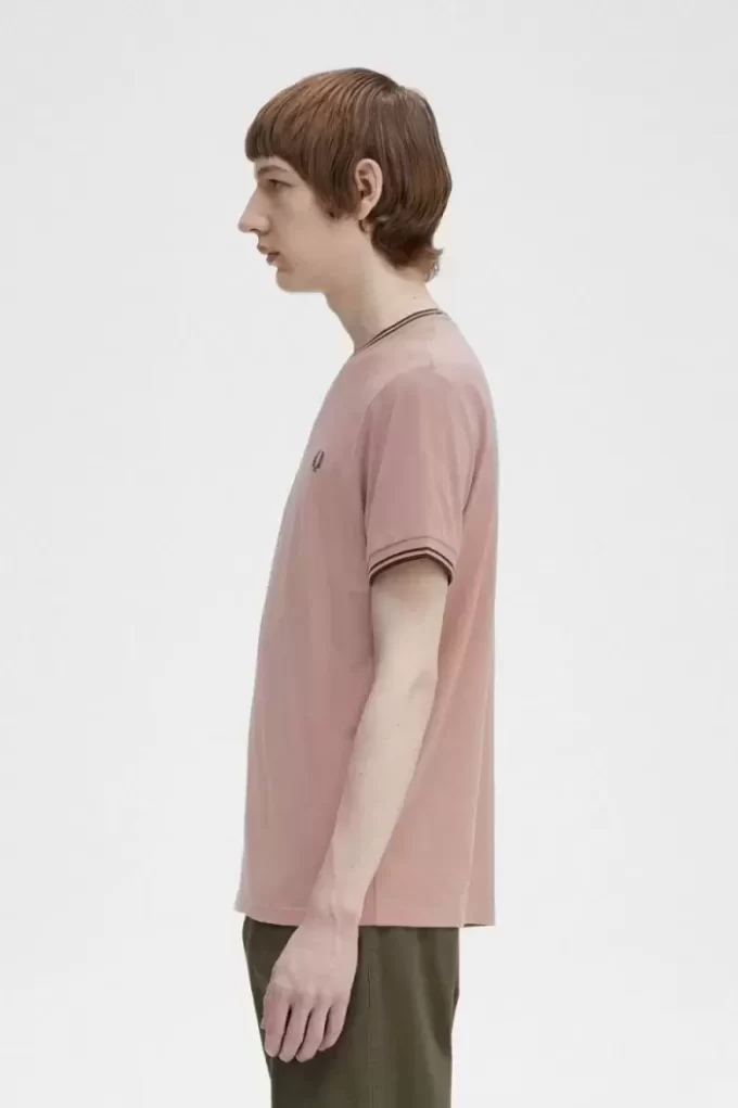 T-shirt à double pointe pour homme