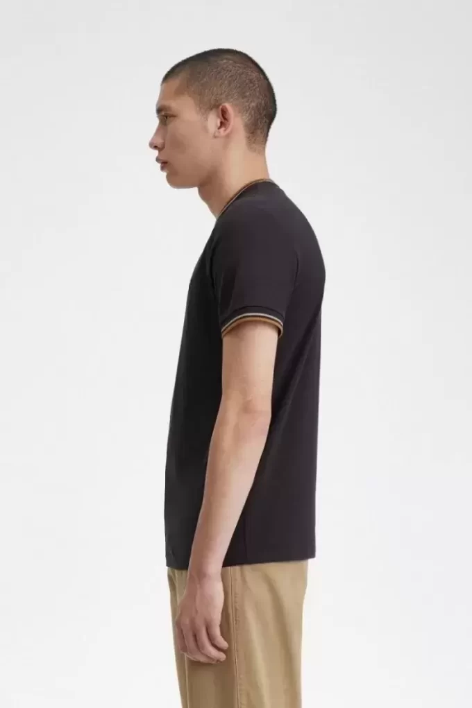 T-shirt à double pointe pour homme