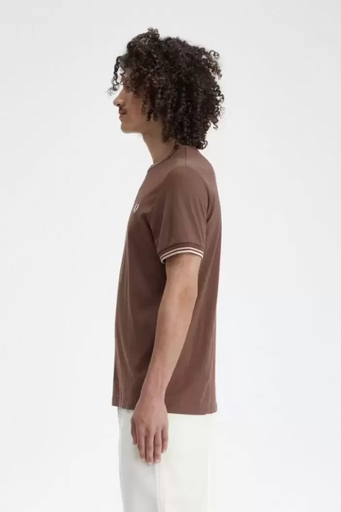 T-shirt à double pointe pour homme