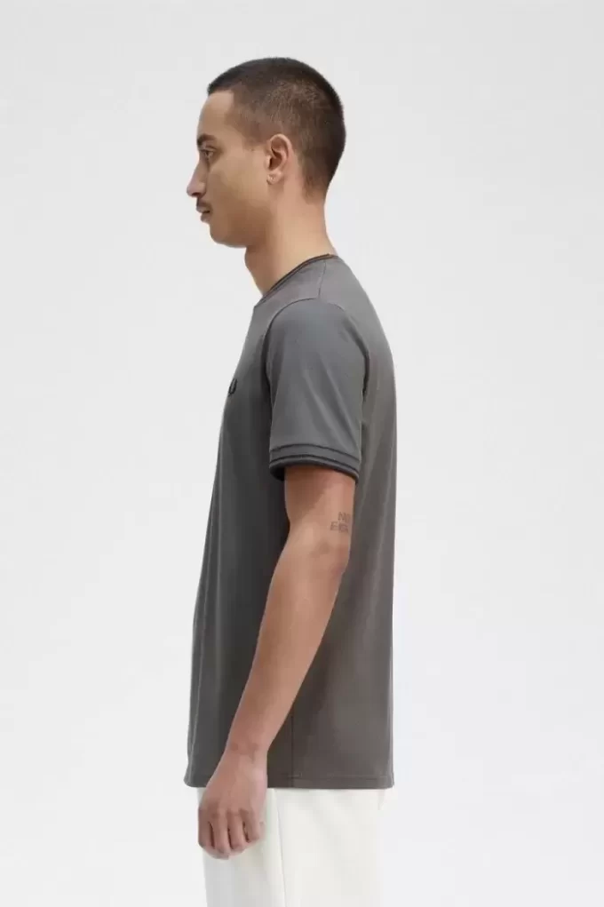 T-shirt à double pointe pour homme