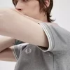 T-shirt à double pointe pour homme