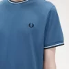 T-shirt à double pointe pour homme