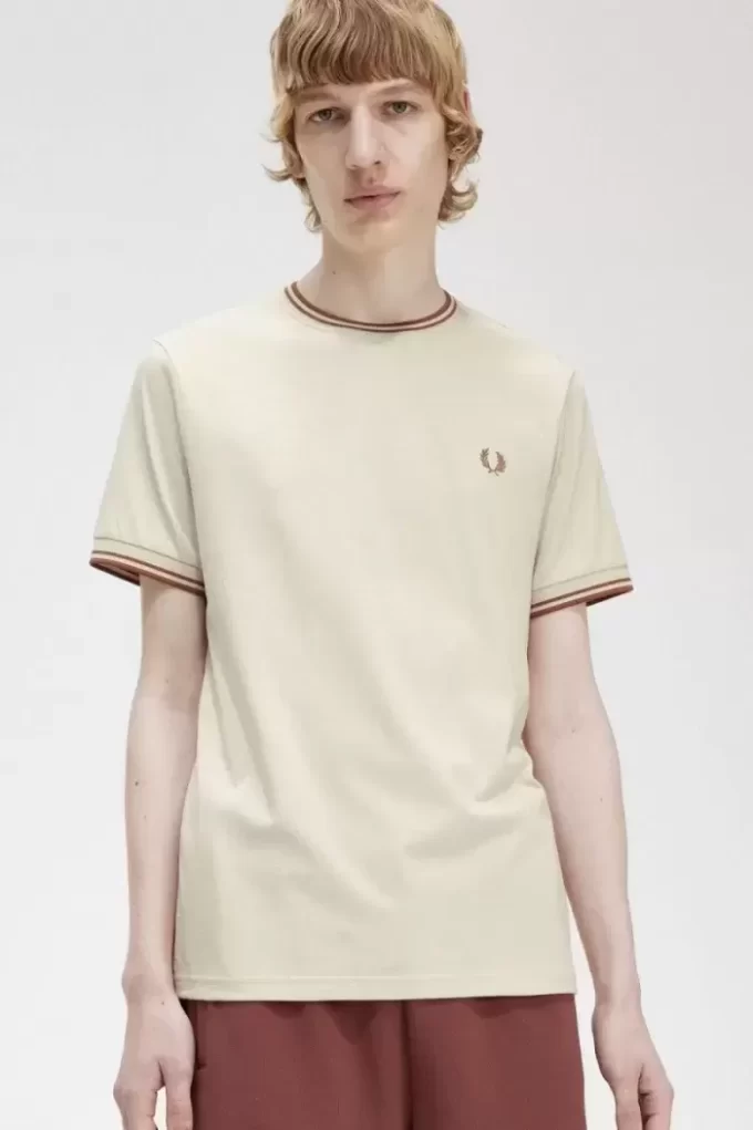 T-shirt à double pointe pour homme