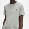 T-shirt à double pointe pour homme