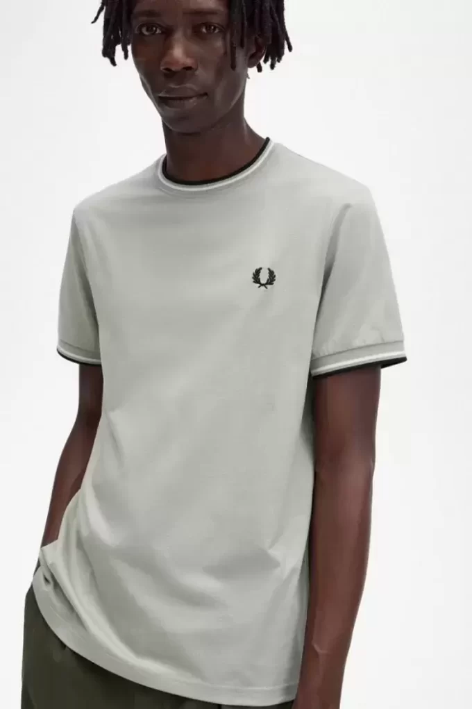 T-shirt à double pointe pour homme