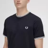 T-shirt à double pointe pour homme