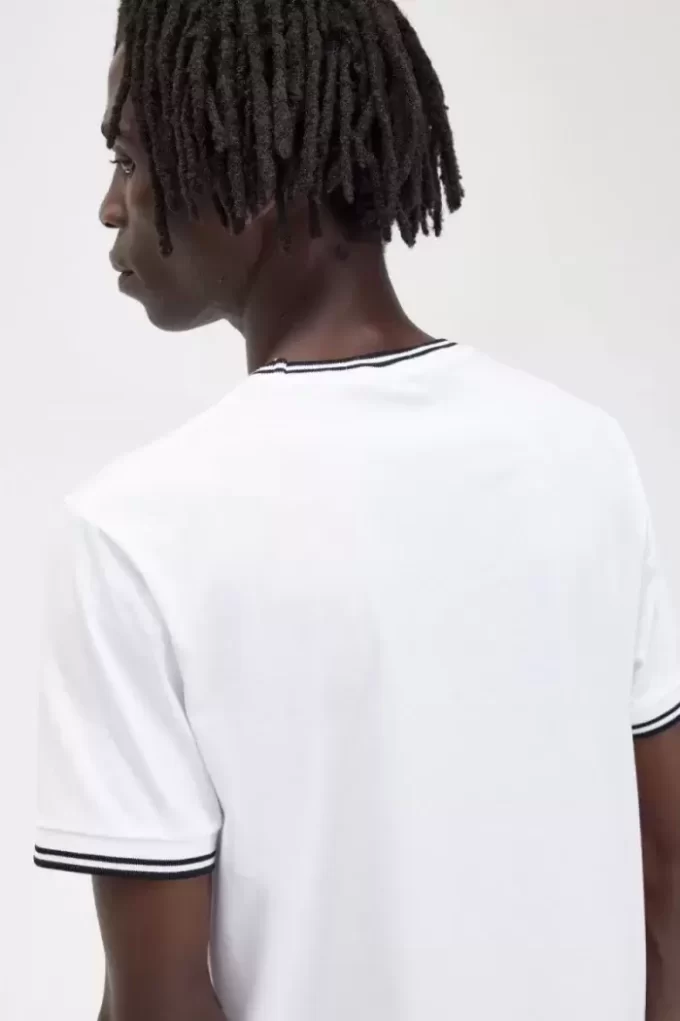 T-shirt à double pointe pour homme