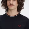 T-shirt à double pointe pour homme