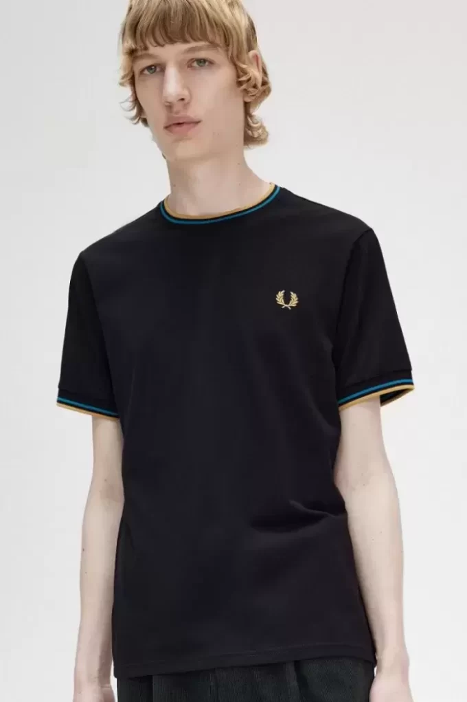 T-shirt à double pointe pour homme