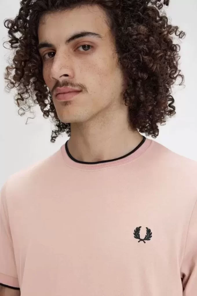 T-shirt à double pointe pour homme