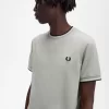 T-shirt à double pointe pour homme