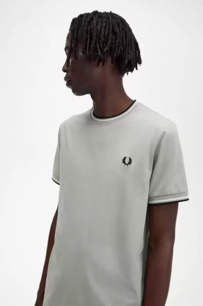 T-shirt à double pointe pour homme