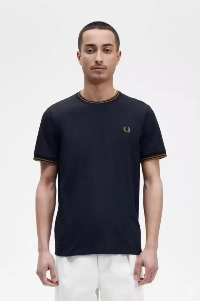 T-shirt à double pointe pour homme