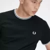 T-shirt à double pointe pour homme
