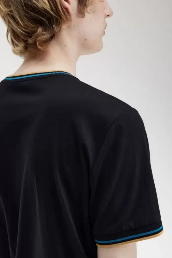 T-shirt à double pointe pour homme