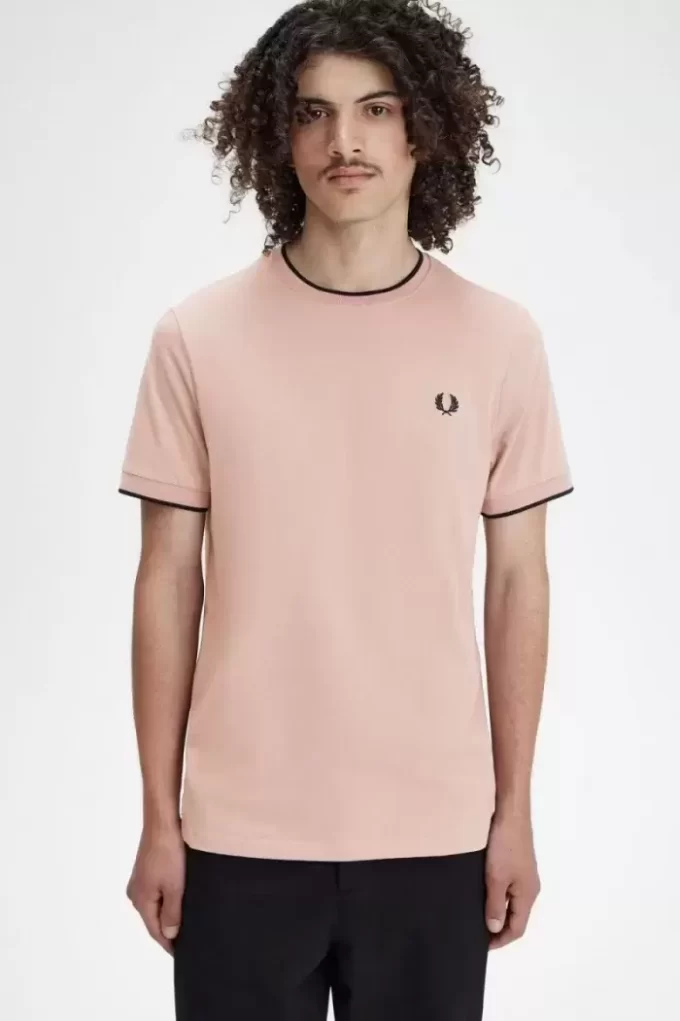 T-shirt à double pointe pour homme