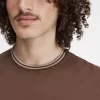 T-shirt à double pointe pour homme