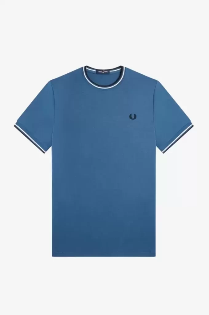 T-shirt à double pointe pour homme