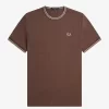 T-shirt à double pointe pour homme
