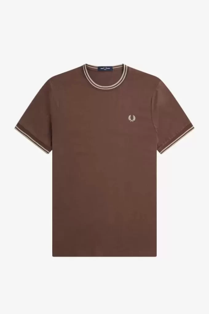 T-shirt à double pointe pour homme