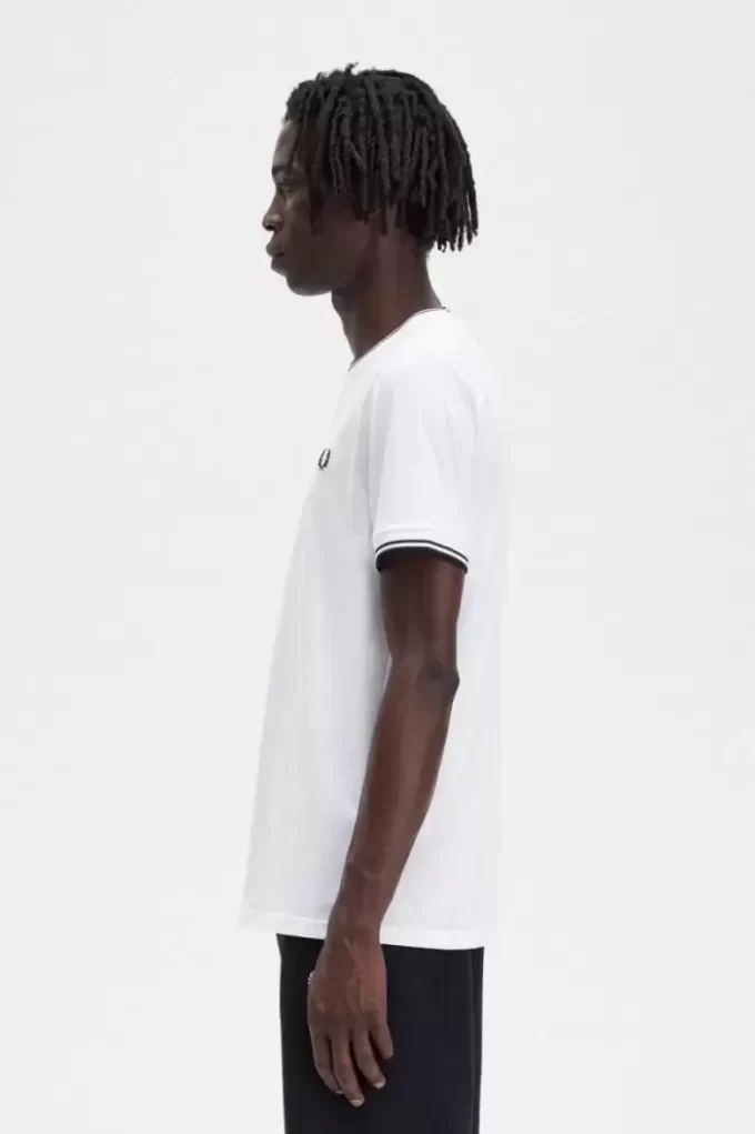 T-shirt à double pointe pour homme
