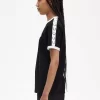 T-shirt femme à bandes contrastantes