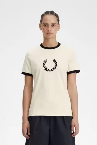 T-shirt femme couronne de laurier floquée