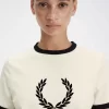 T-shirt femme couronne de laurier floquée