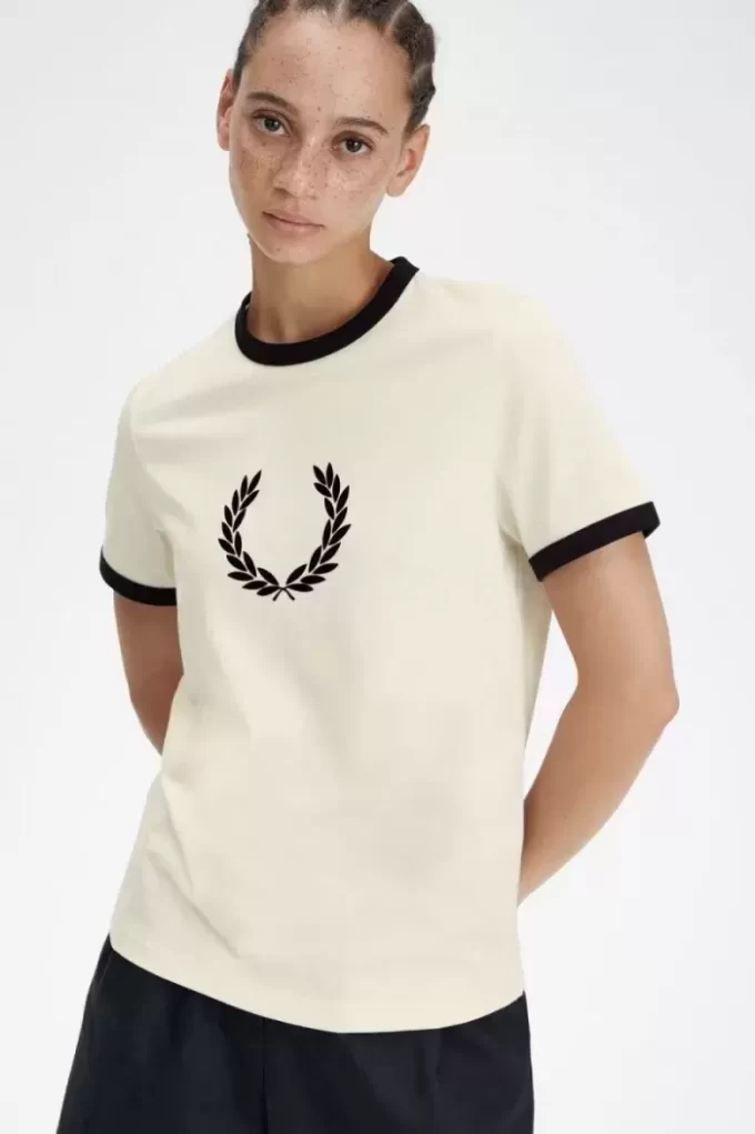 T-shirt femme couronne de laurier floquée