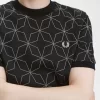 T-shirt géométrique pour homme
