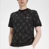 T-shirt géométrique pour homme