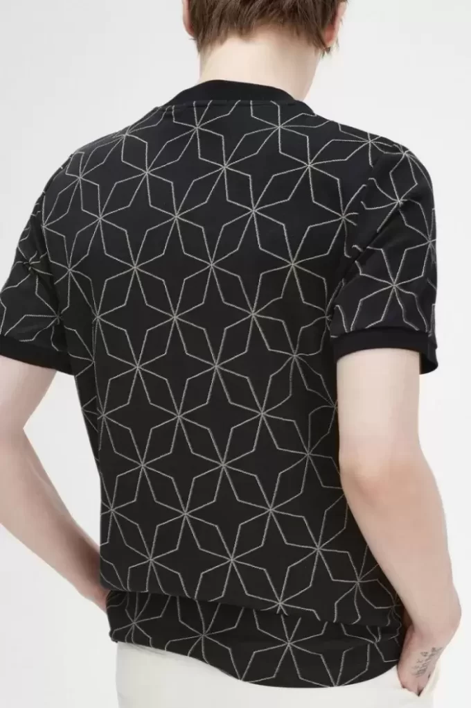 T-shirt géométrique pour homme