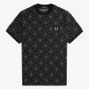 T-shirt géométrique pour homme