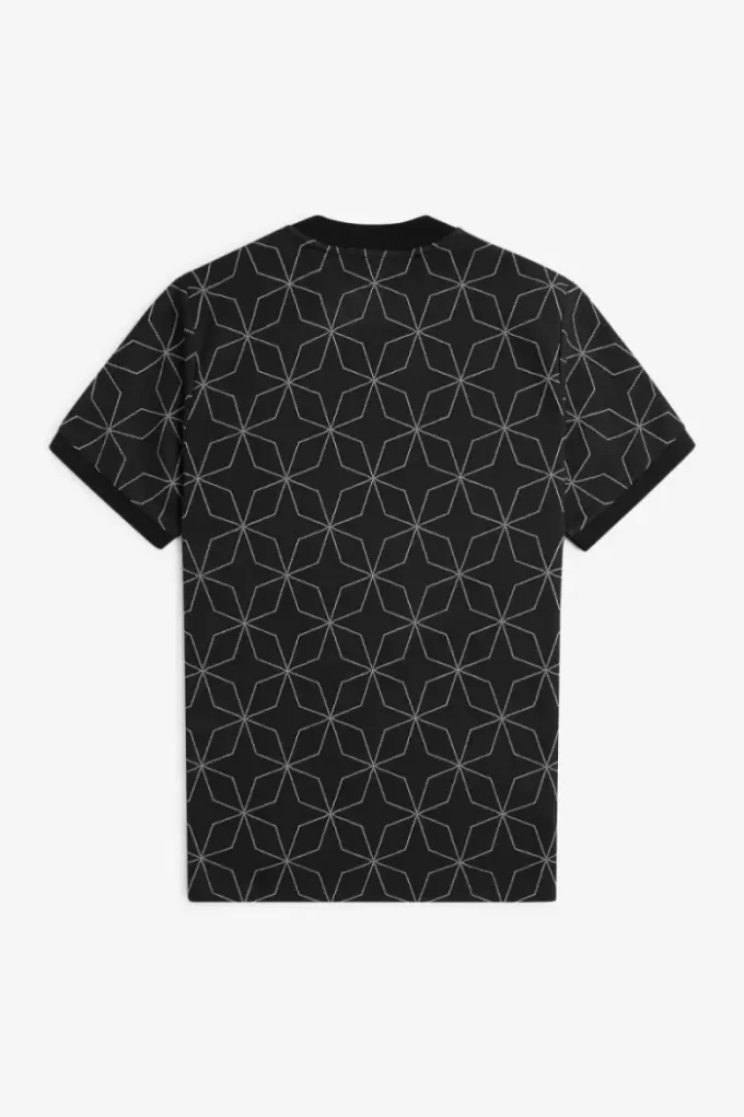 T-shirt géométrique pour homme