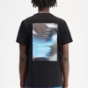 T-shirt graphique abstrait pour homme