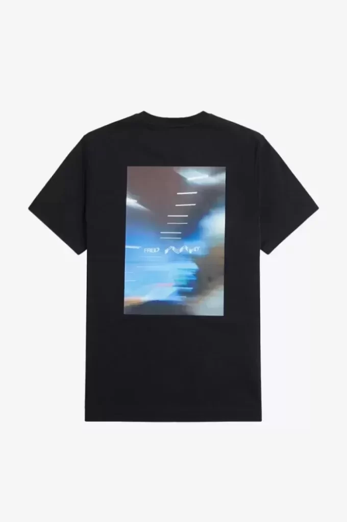 T-shirt graphique abstrait pour homme